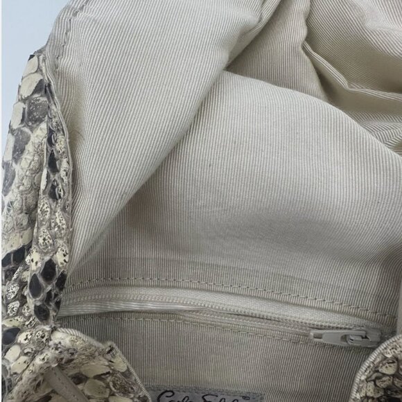 Vintage Carlos Falchi Python Leather Purse - Picture 3 of 3